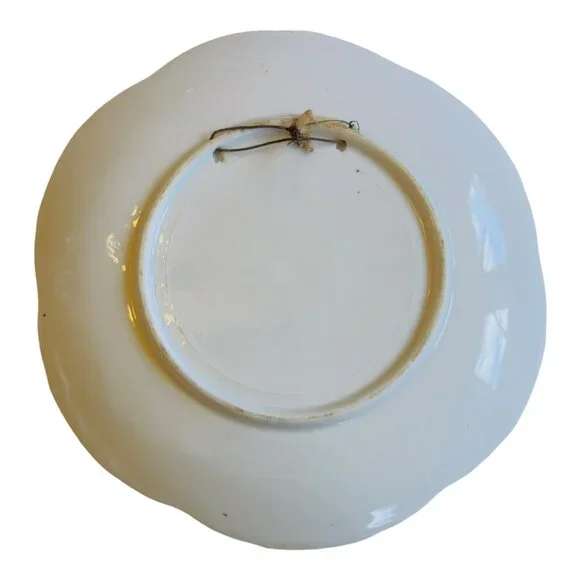 Vintage Red Bird's ARDCO FINE QUALITY DALLAS PORCELAIN Plate 7.25" w/ Hanger - Picture 2 of 5